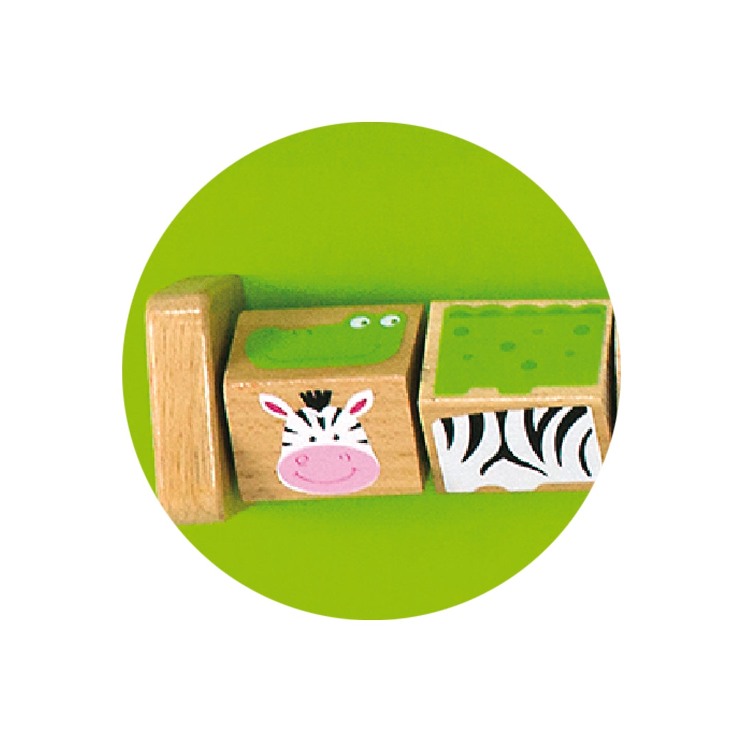 50469 VIGA Crocodile Wooden Interactive Activity Panel activity 2