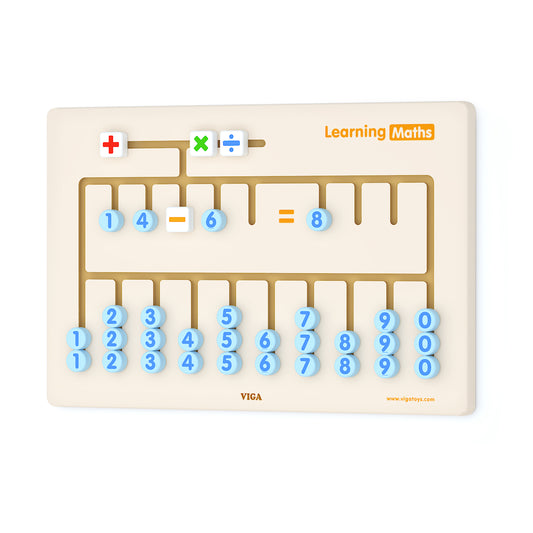 VIGA Wooden wall game Maths Learning