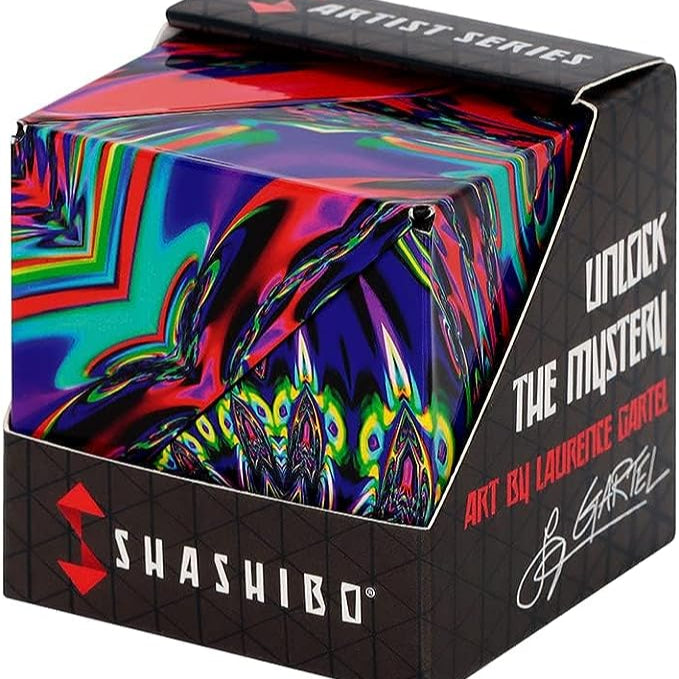 Original Shashibo magnetic cube Rainbow Swirl