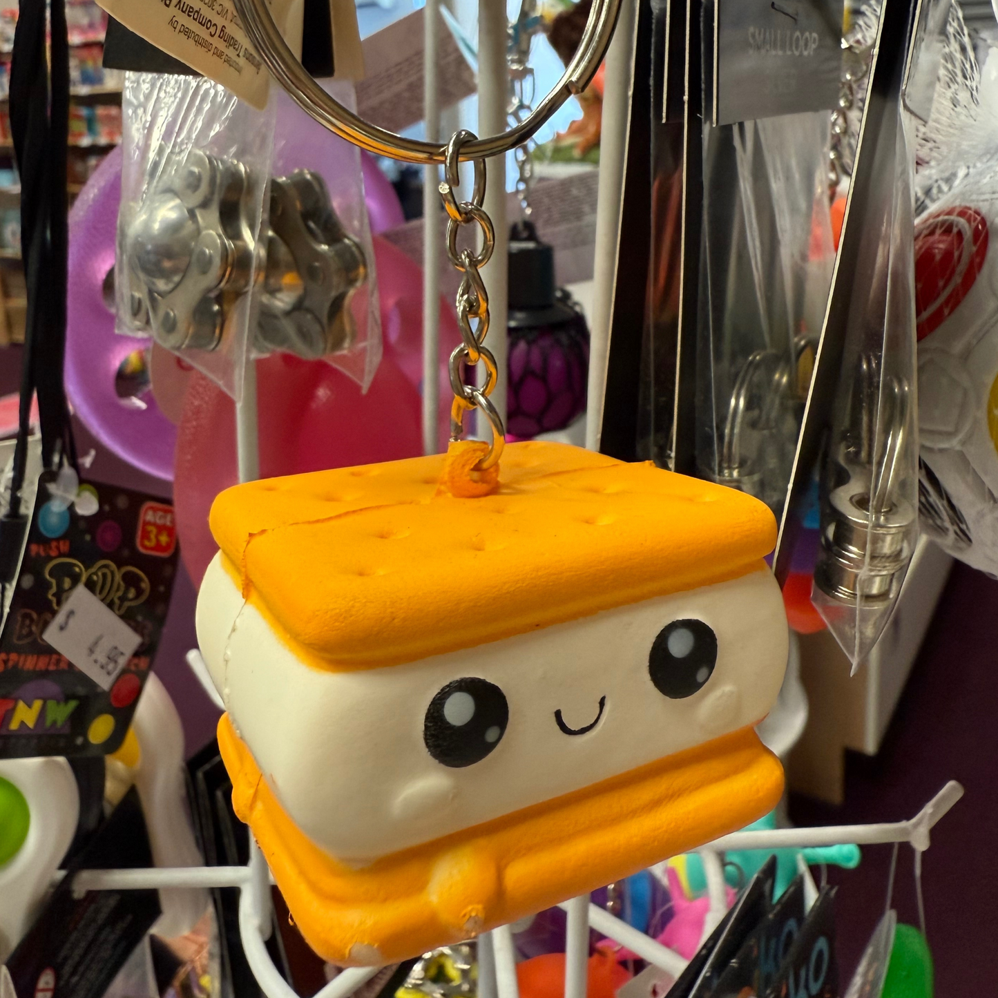 Squishy Food Keyring