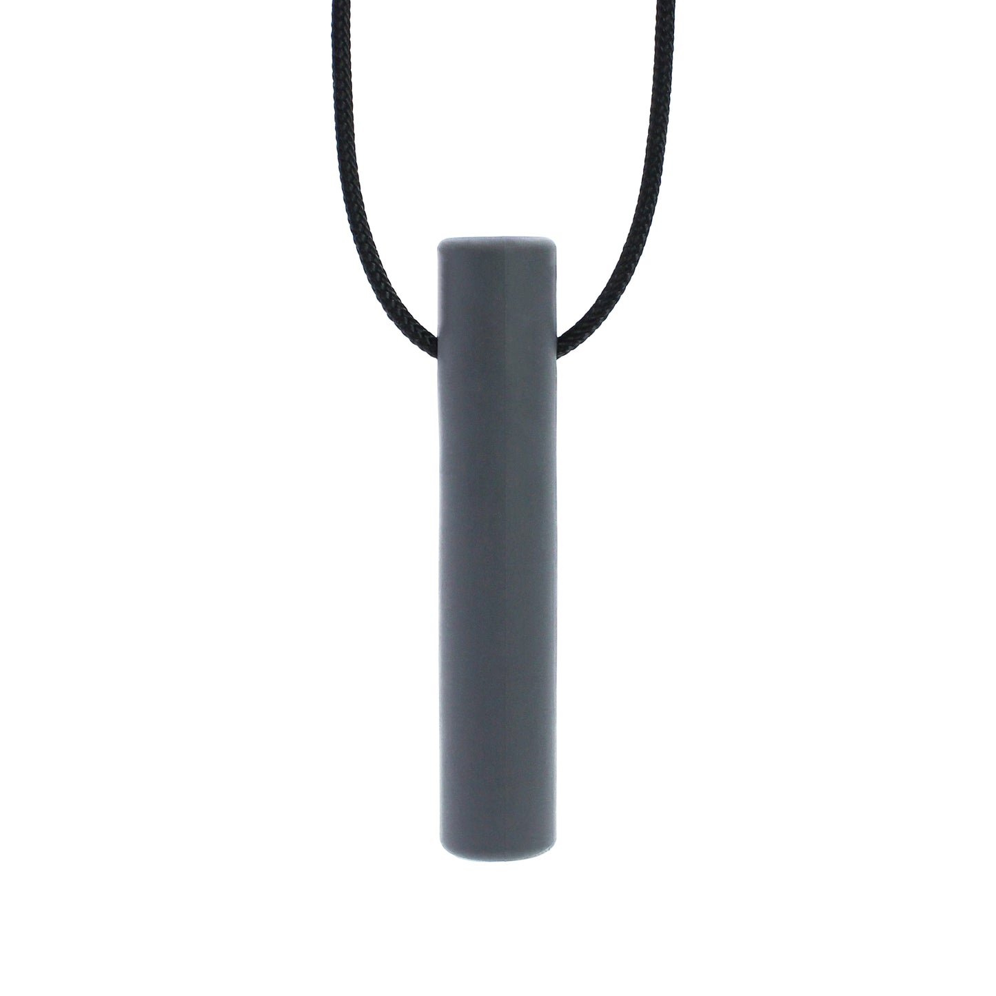 ARK Bite Tube Hollow Chew Necklace dark grey