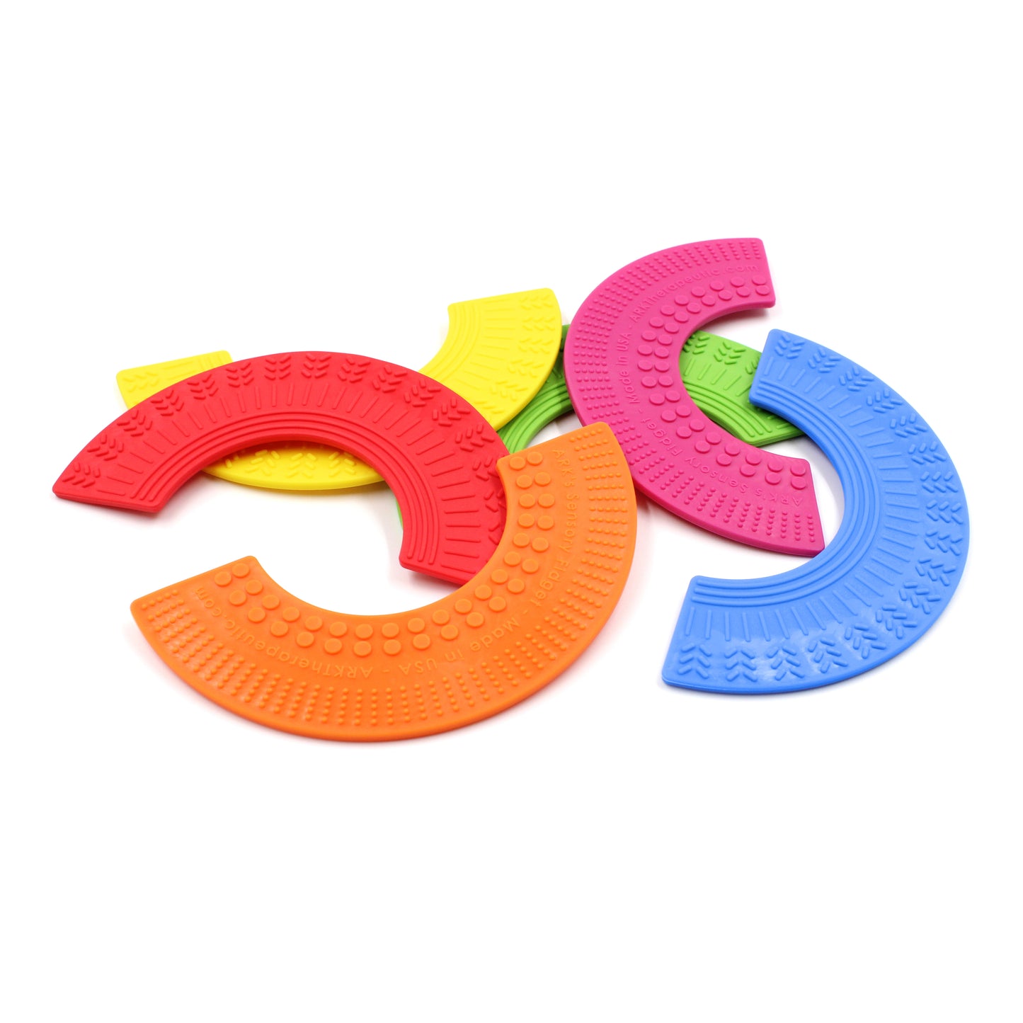 ARK Rainbow Hand Held Fidget colours
