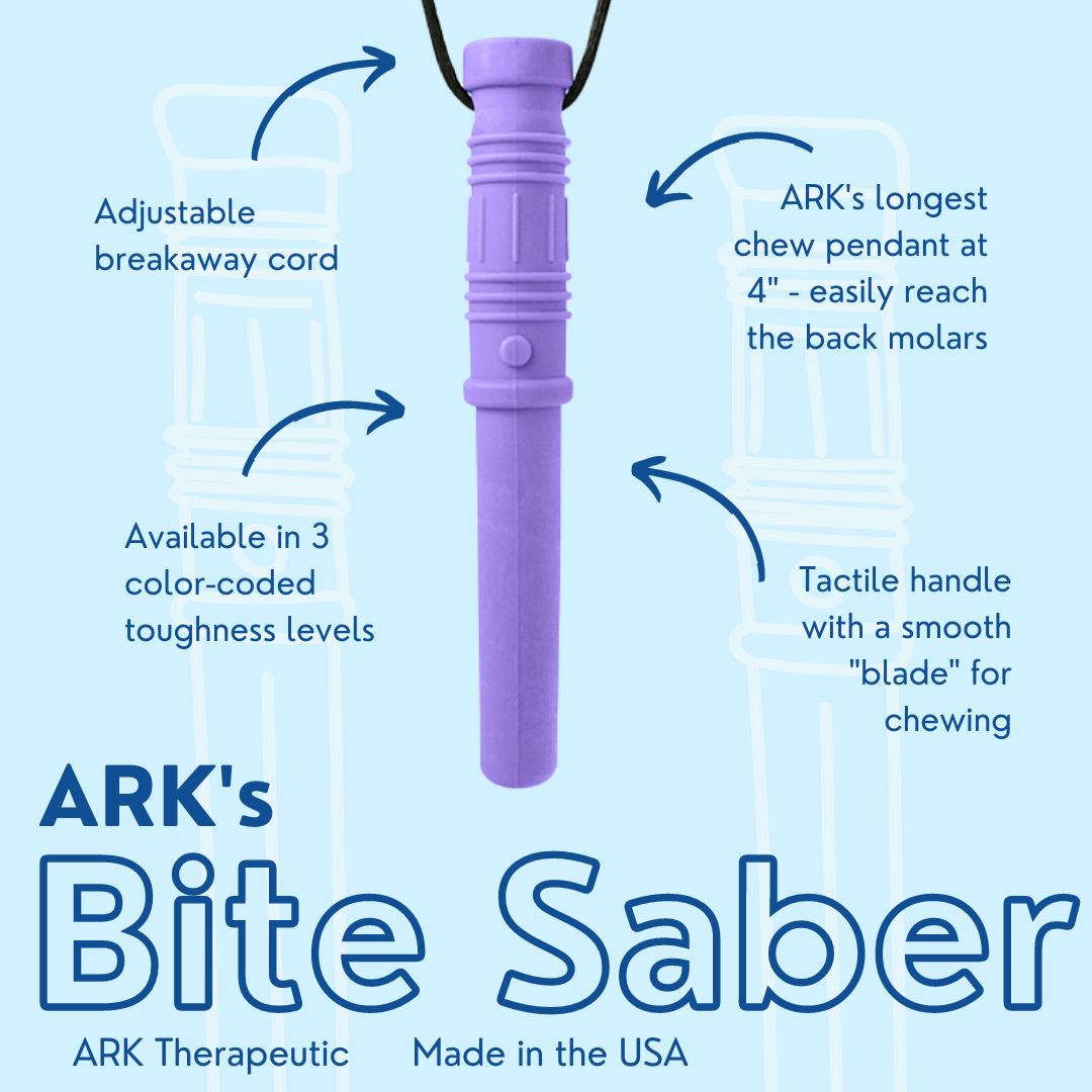 ARK Bite saber sensory chew features