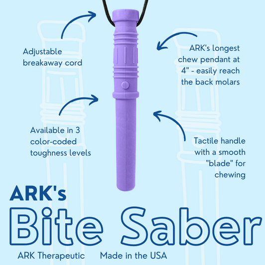 ARK Bite saber sensory chew features