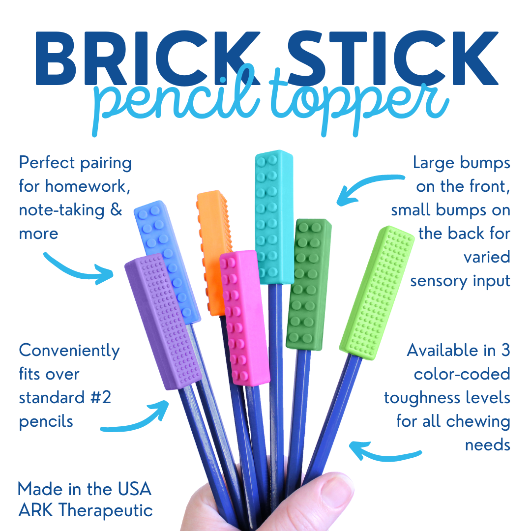 ARK Brick Stick Pencil Toppers Features