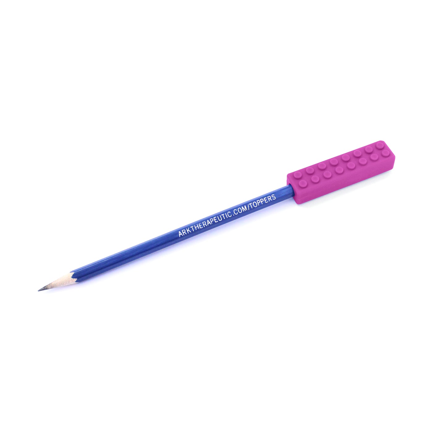 ARK Brick Stick Pencil Toppers Magenta