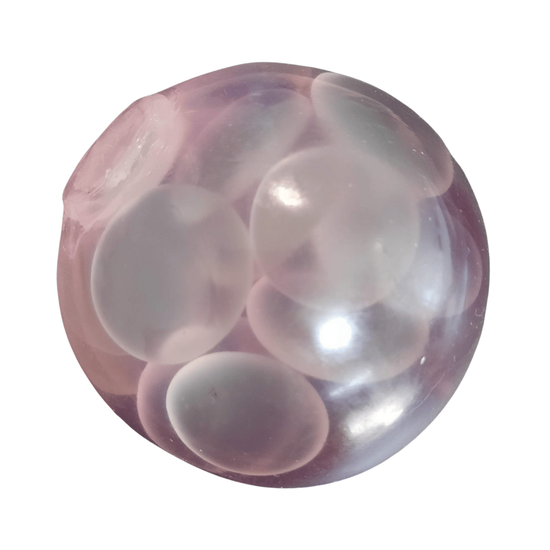 ASMR Smooth Pebbles Squish ball pink