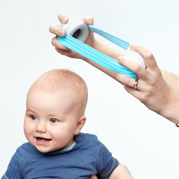 Putting Alpine Muffy on Baby