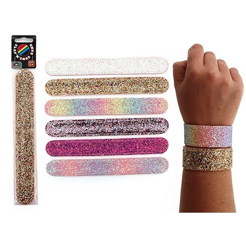 Glitter Slap Band Bangles