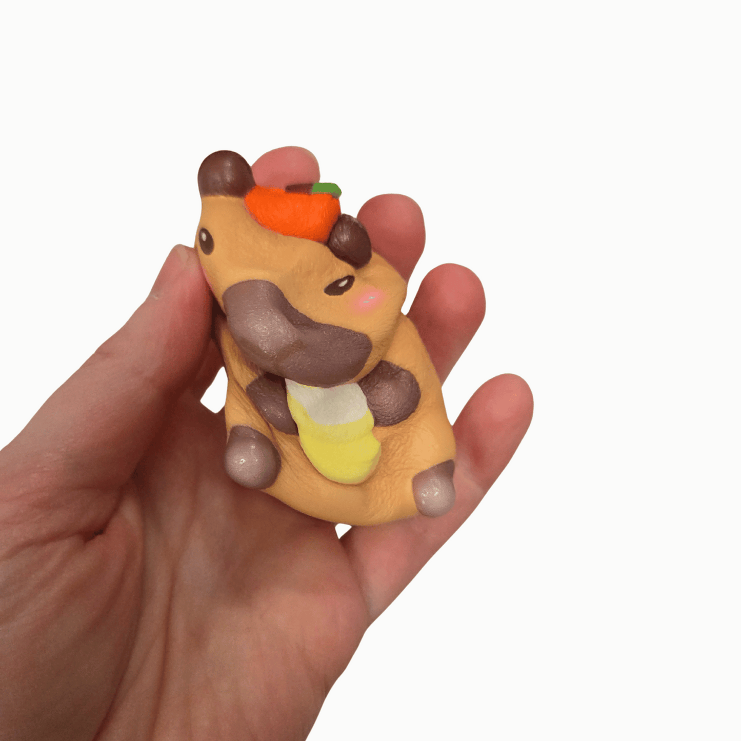slow rise Capybara squishy fidget in hand