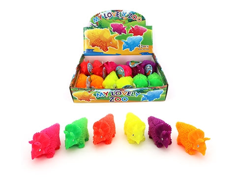Light Up Fuzzy Dinosaur Fidget
