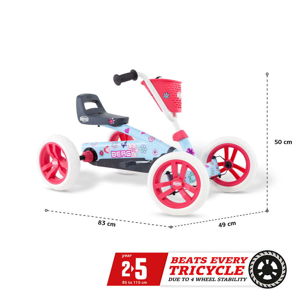 Buzzy Bloom Go Kart Dimensions