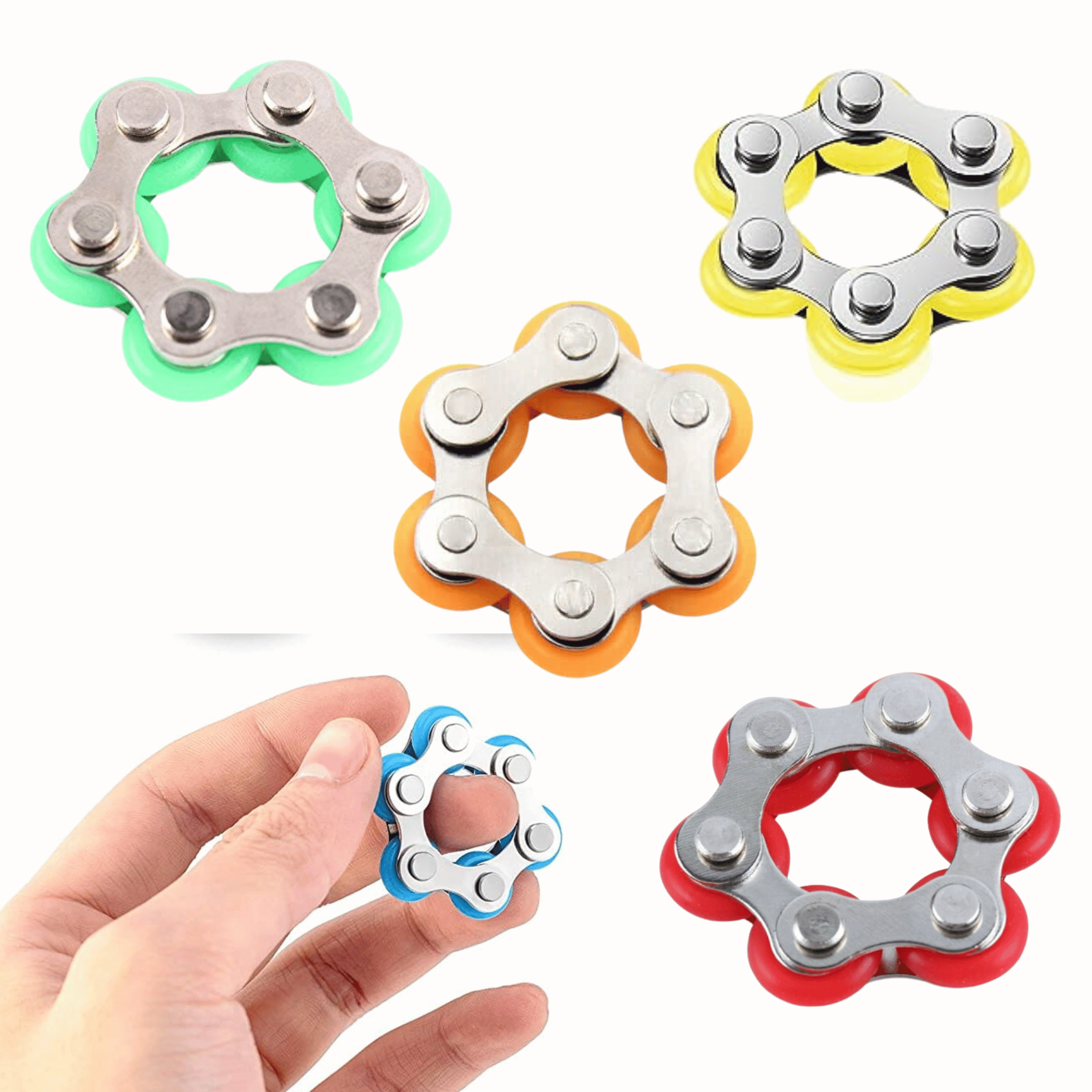 Metal Bike Chain Fidget Small and Quiet Fidget Sensory Street