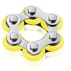 Bike Chain Fidget Yellow