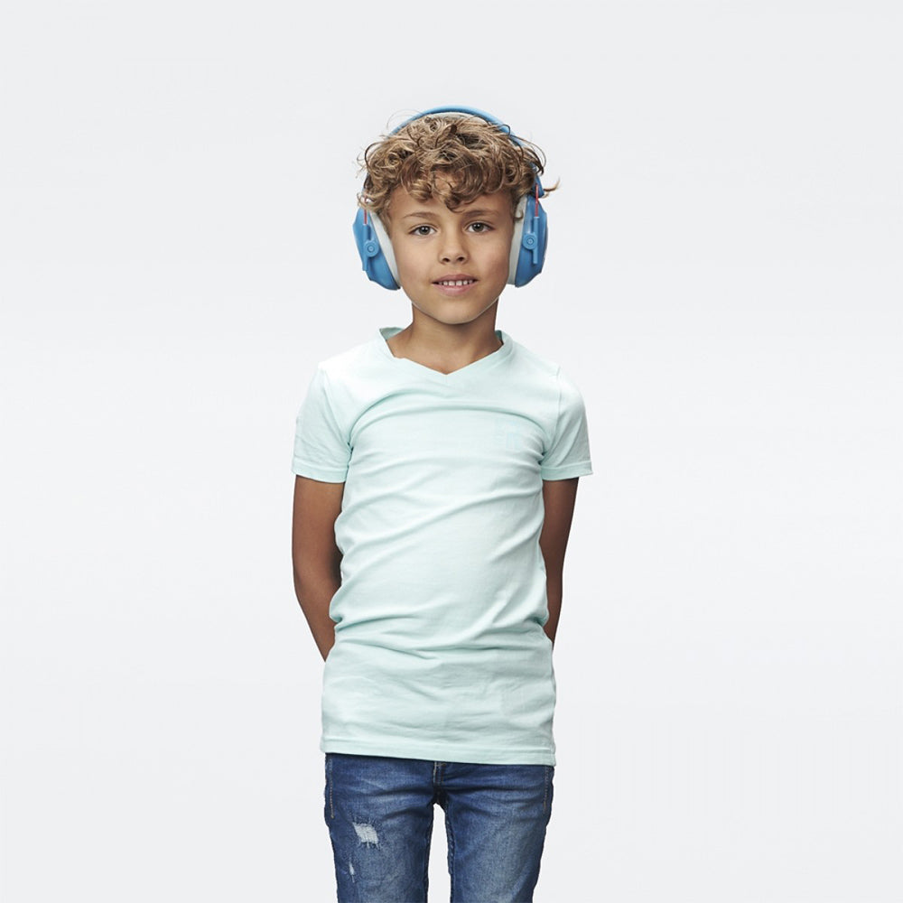 Boy wearing Alpine Muffy Ear Muffs