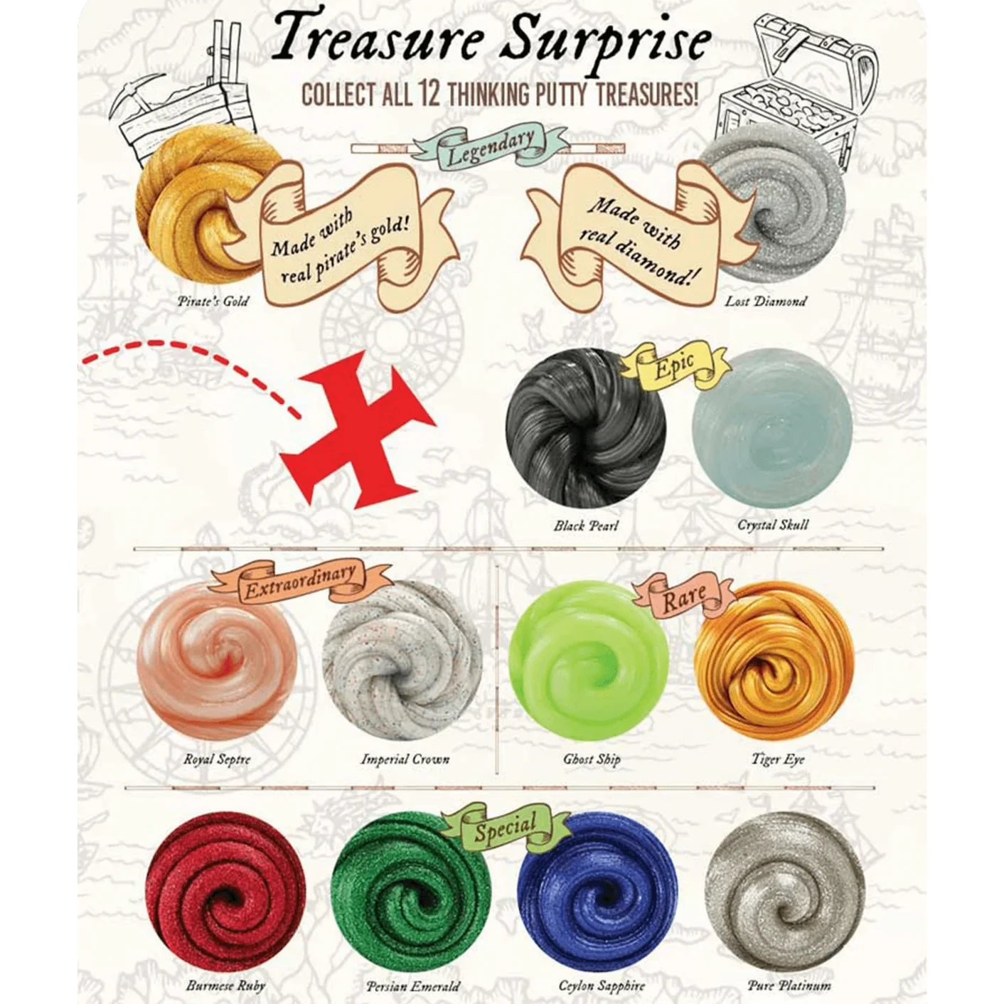 Crazy Aarons Mini Treasure Surprise_putty