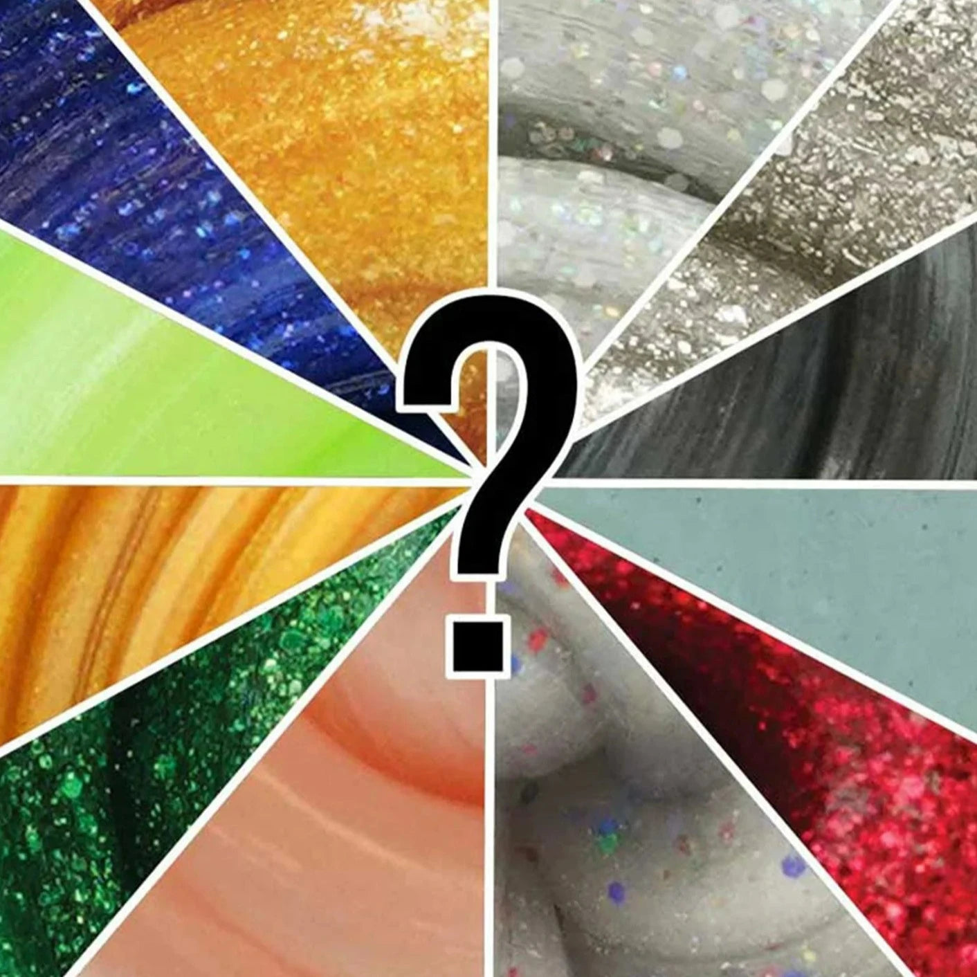 Crazy Aarons Treasure Surprise Putty colour chart