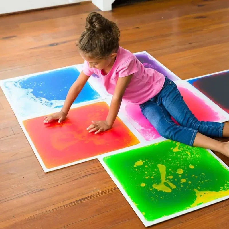 Sensory Liquid Floor Tiles - Set Of 2