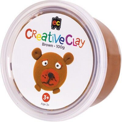 Creative Clay 100g tub brown