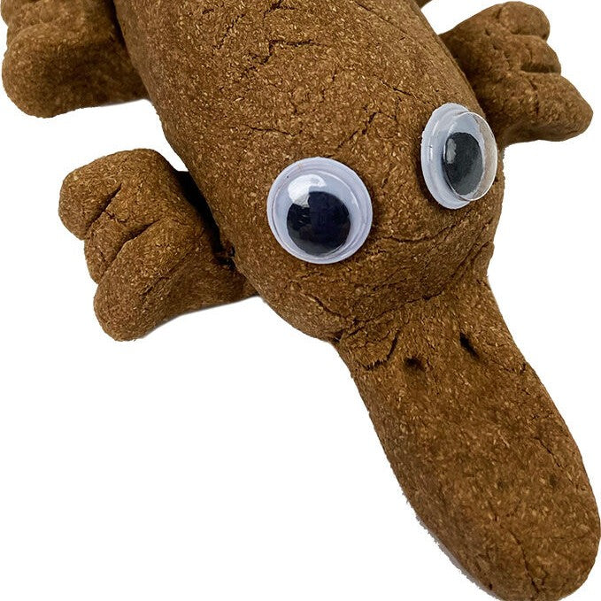 Wooden Clay platypus