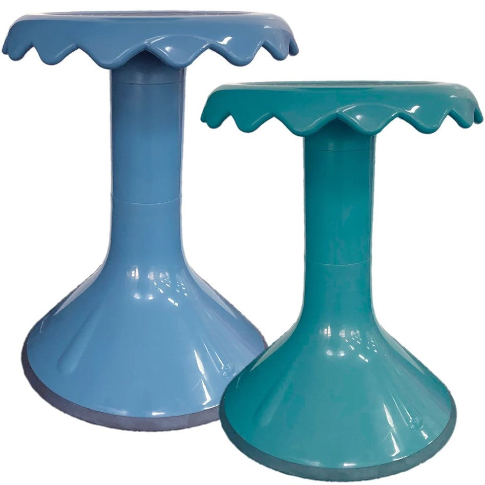 Elizabeth Richards Wriggle Stool Blue Green