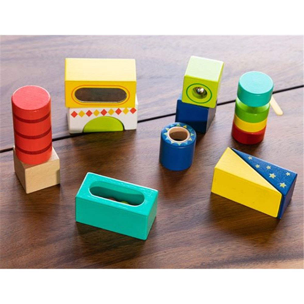 Explore and Discover Sensory Blocks Set Contents