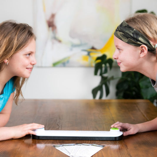 Girls playing Gib Gab Game
