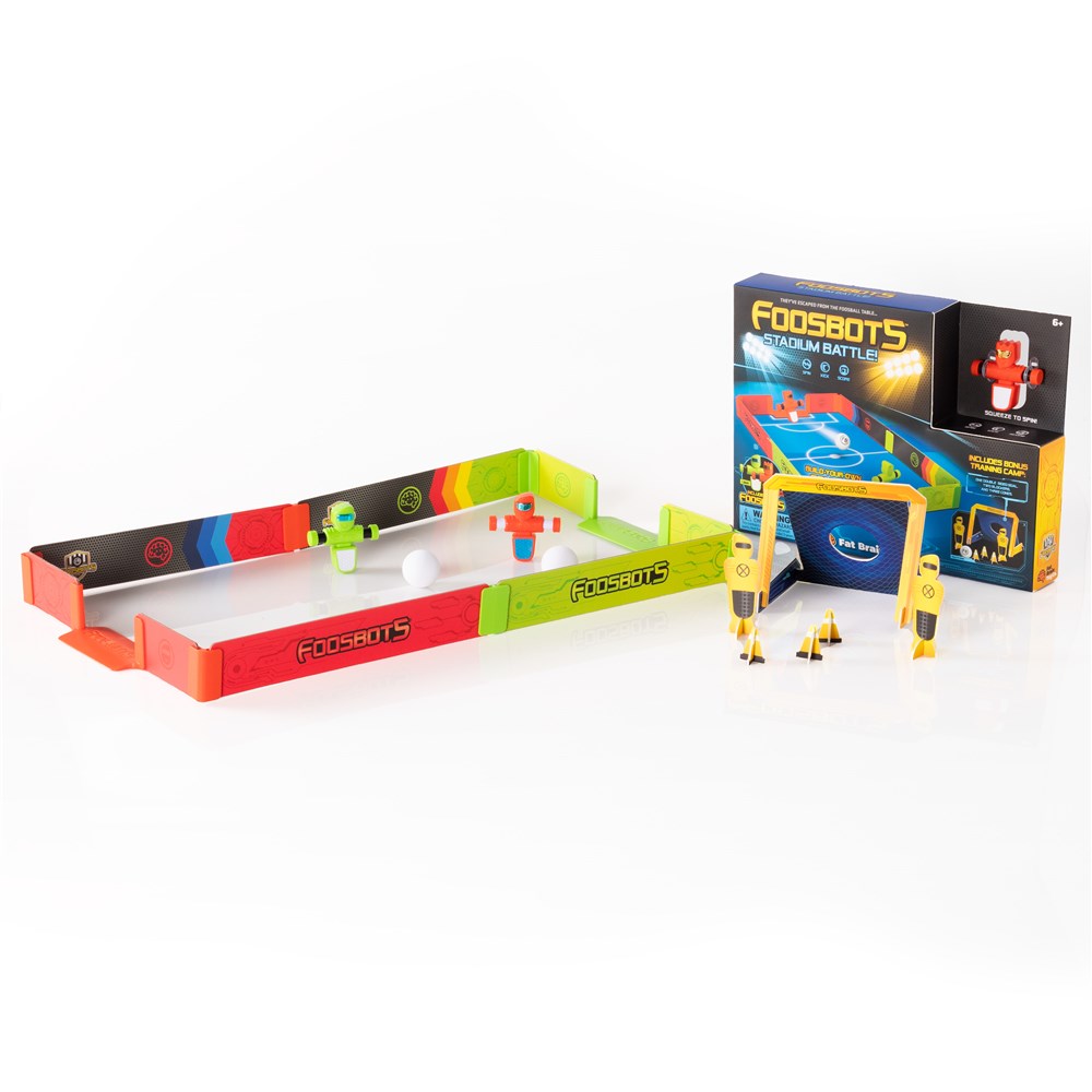 Foosbots Stadium Battle Set contents