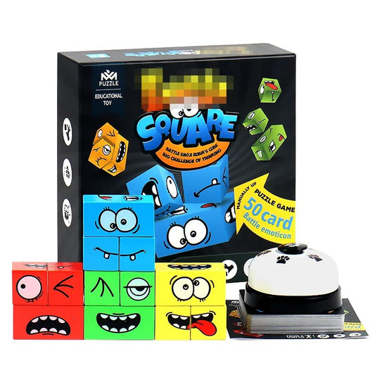 Face Change Cube Expressions Game in box