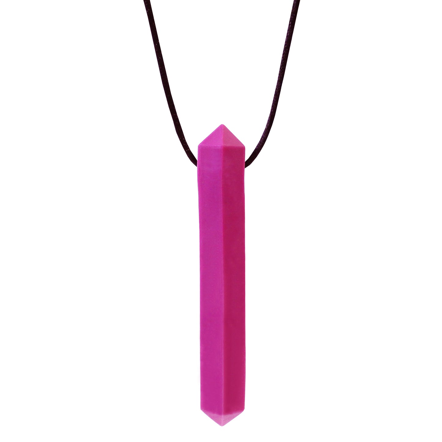 Ark Krypto-bite Gem Necklace Chew Magenta