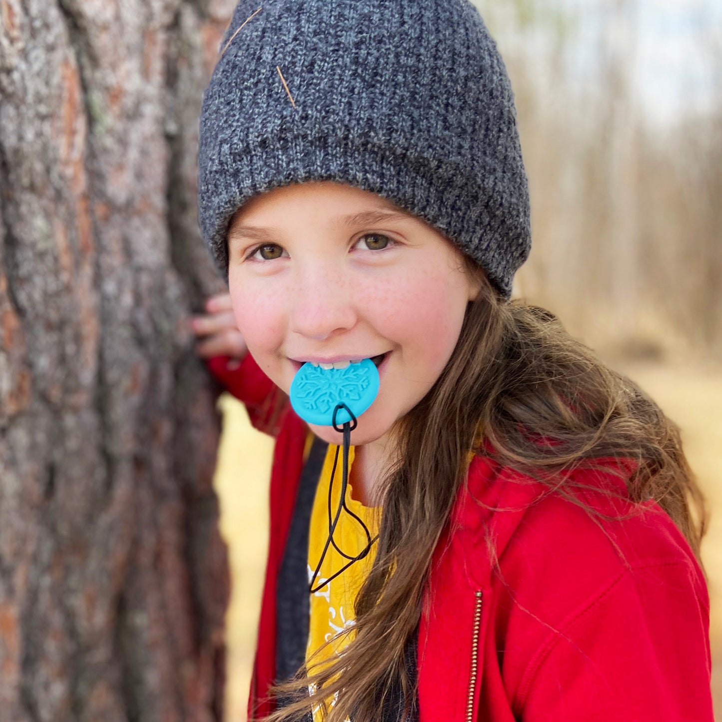 Girl with ARK Blizzard Bite Chew