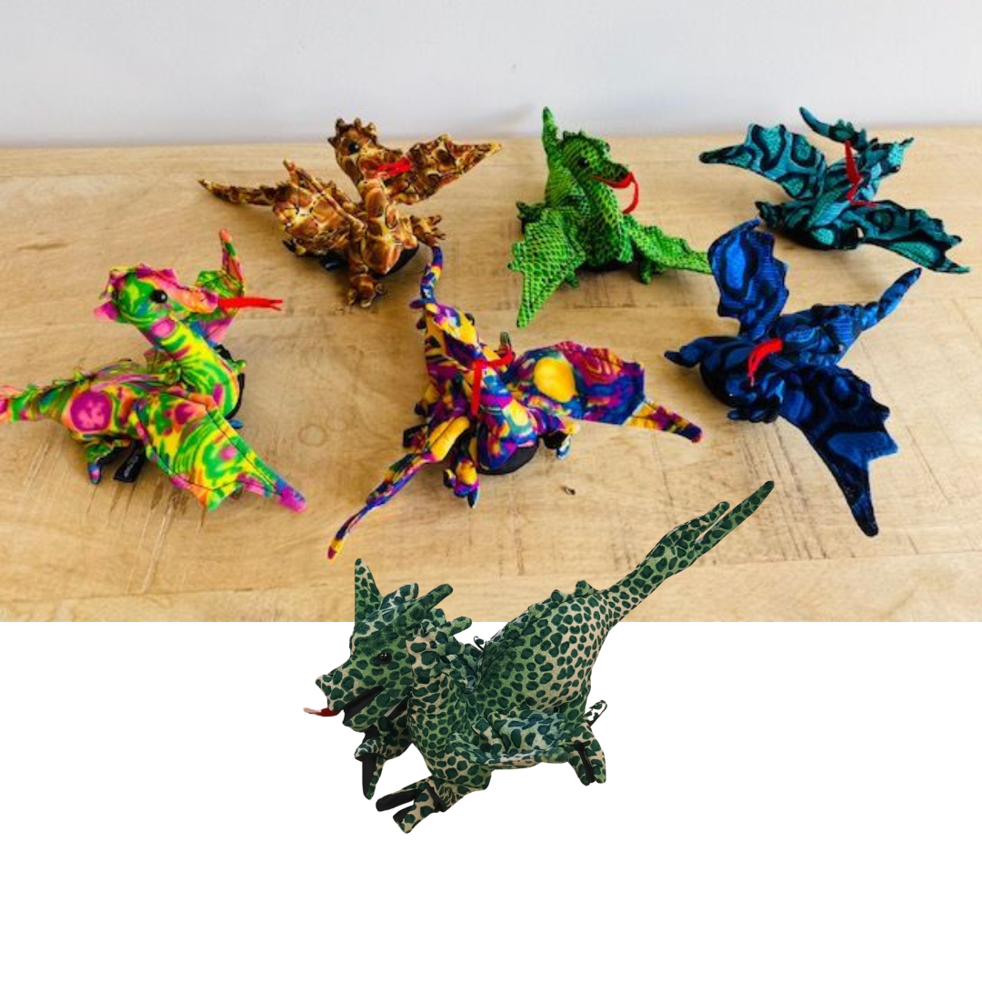 Sand filled dragon large
