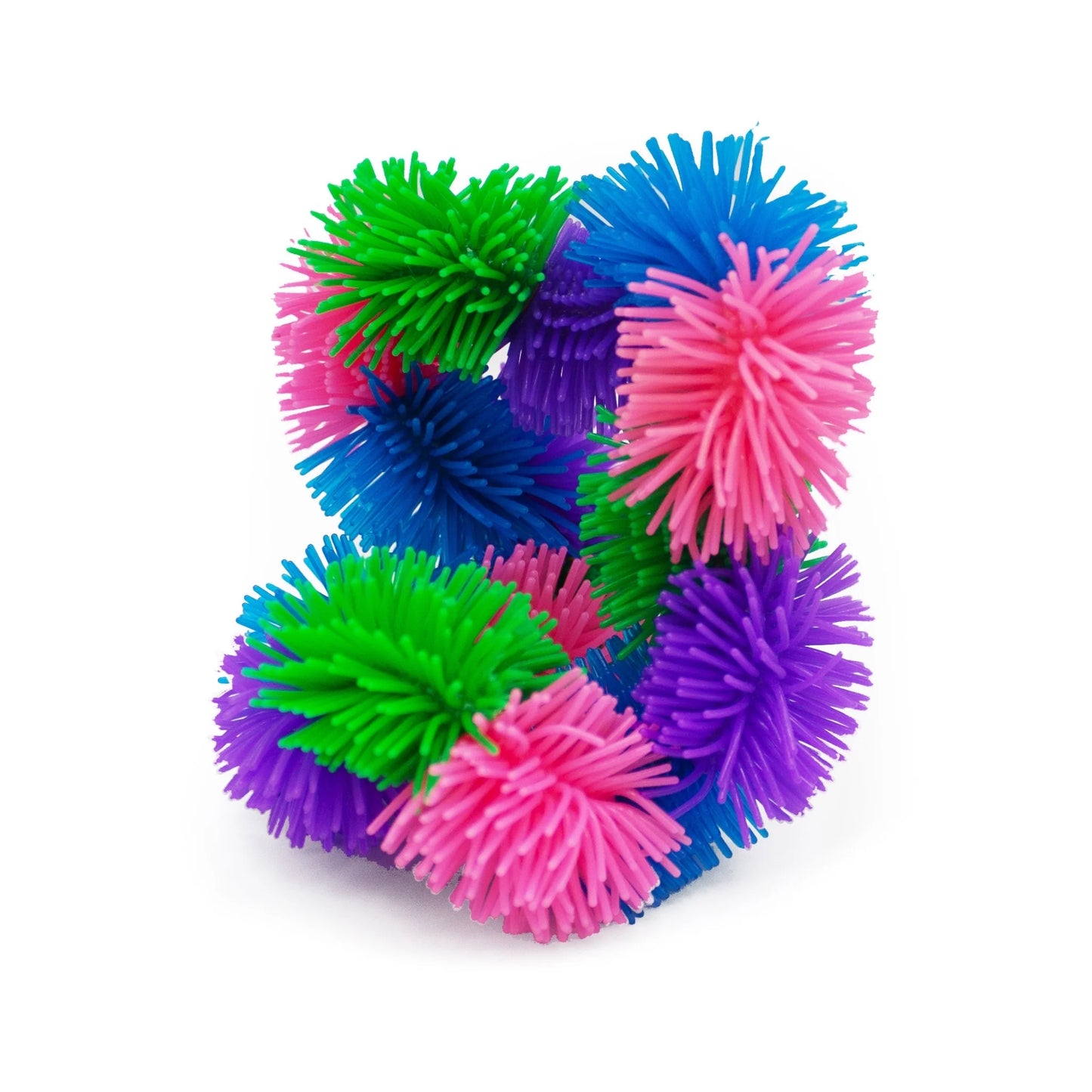 Hairy Tangle Pink Blue Purple Green