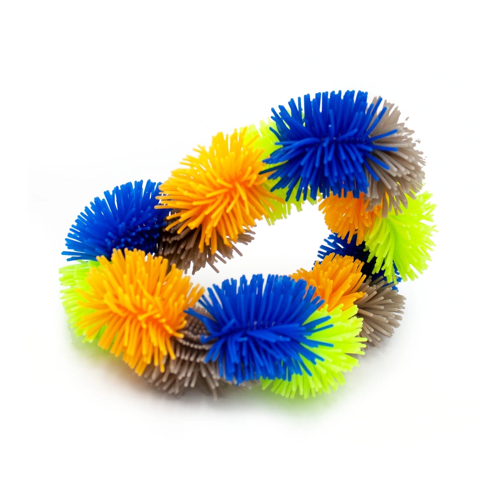 Hairy Tangle brown orange yellow blue