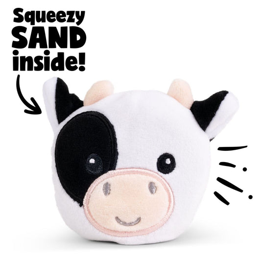 Keycraft sand plushies cow with features