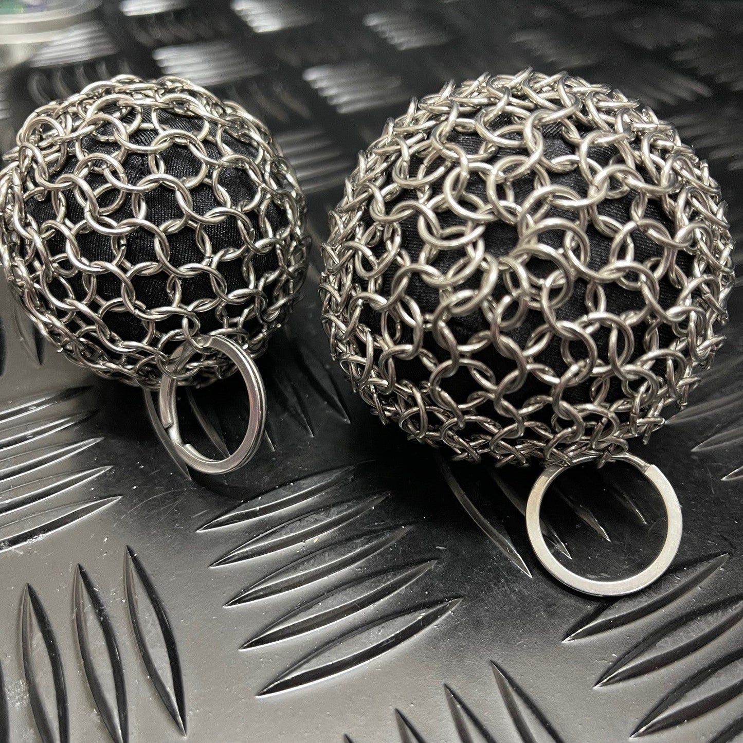 Kaiko Chain Maille Balls together