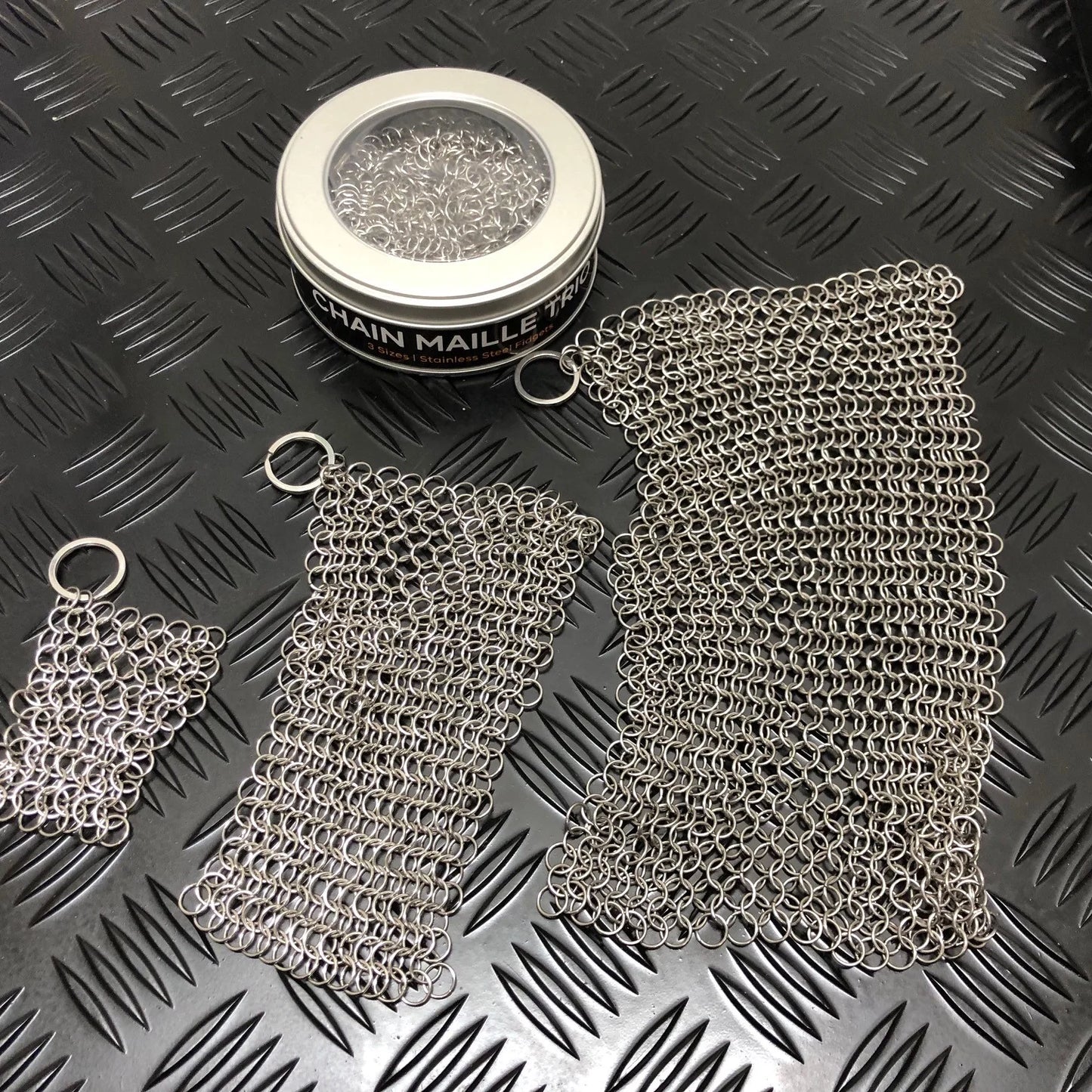 Kaiko Chain Maille Fidget sizes