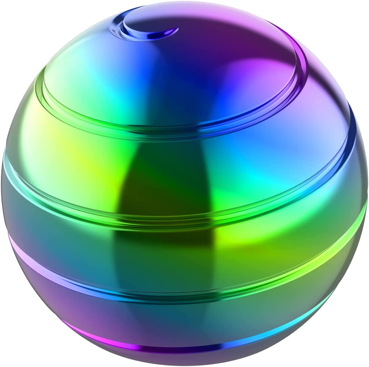 Kaiko Spinning Desktop Gyroscope Oil Slick