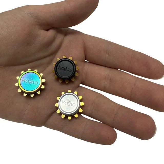 Kaiko Mini Cog Fidget Spinner in hand
