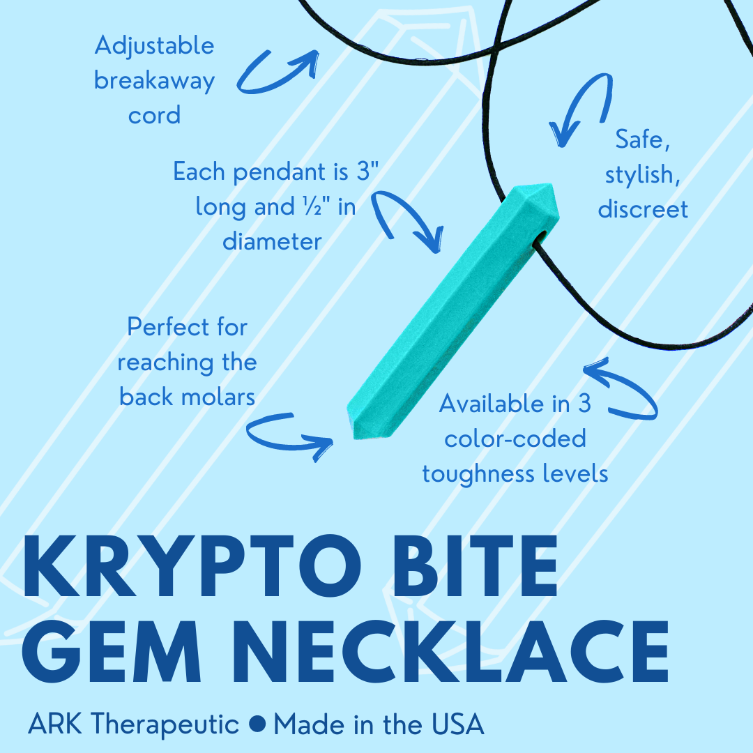 Ark Krypto-bite Gem Necklace Chew infographic 2