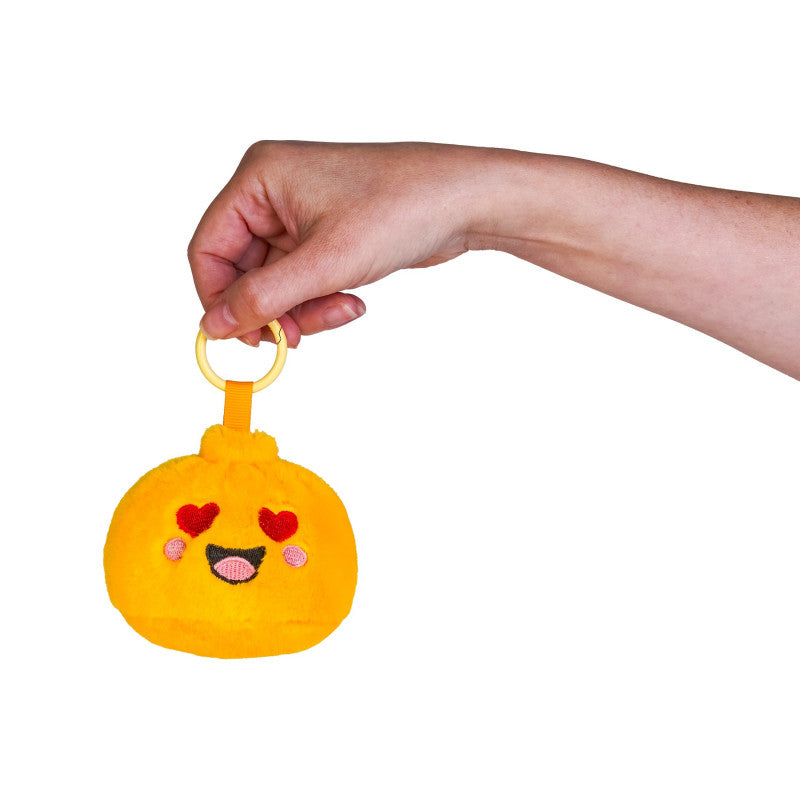 Smooshos Mystery Dumpling Plush Keychain hanging