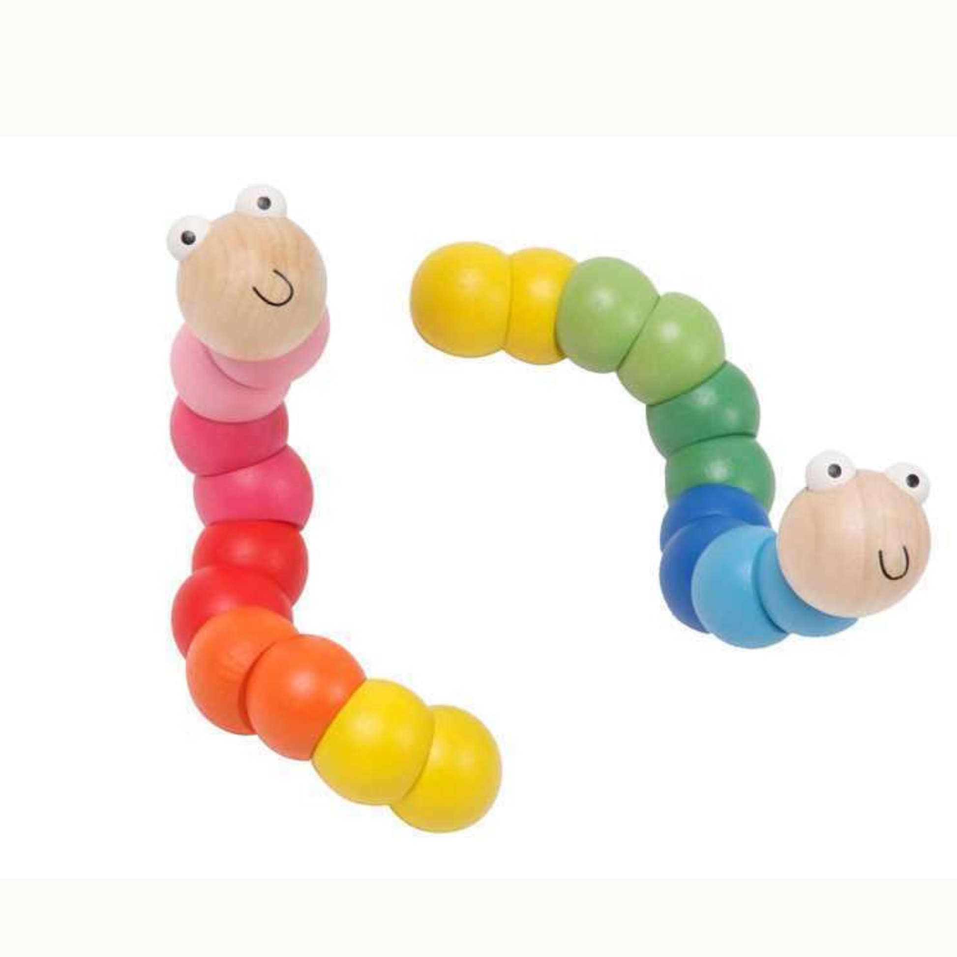 Wooden Fidget Jointed Worm