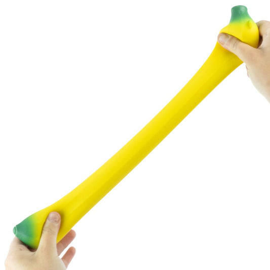 Squishy Tactile Banana being stretched