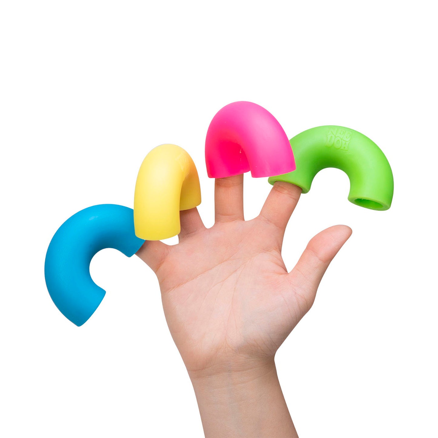 Needoh Mac n Squeeze on fingers