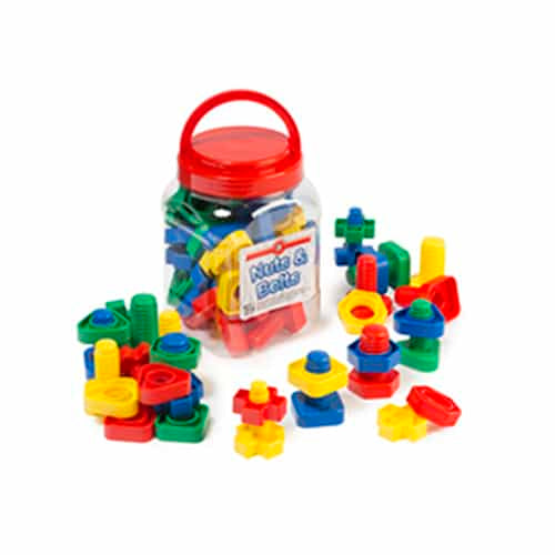 Nuts and Bolts Jar of 32