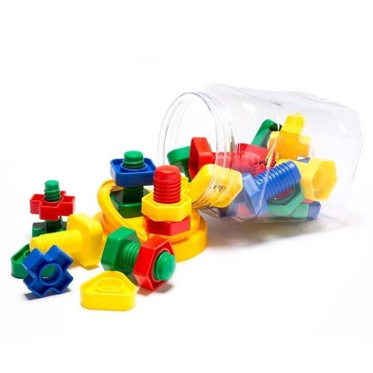 Nuts and Bolts Jar of 32