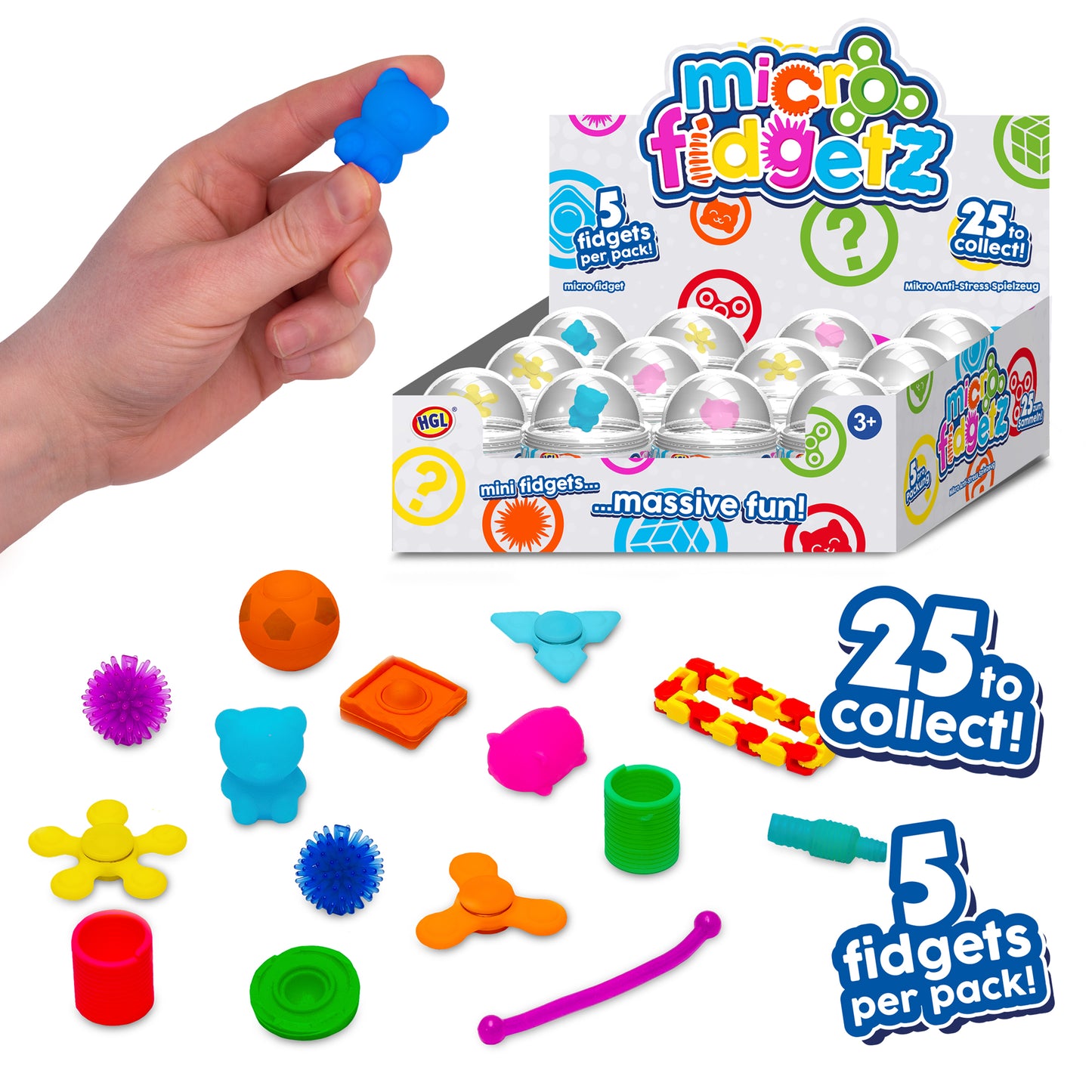 Micro Fidgetz Capsule in hand