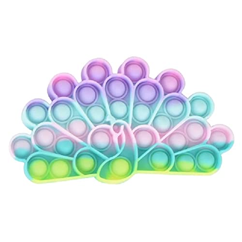 Silicon Pop It bubble Fidget Peacock