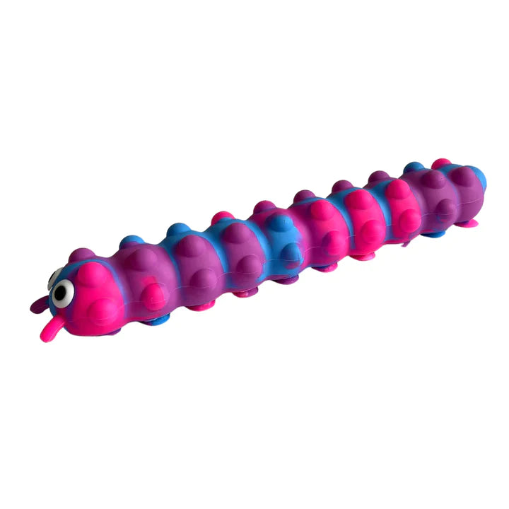 Pop It Suction Caterpillar Purple Pink