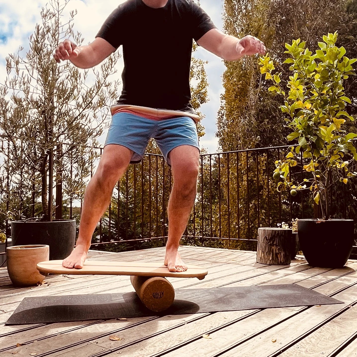 Pro Balance Board (With XL Roller)